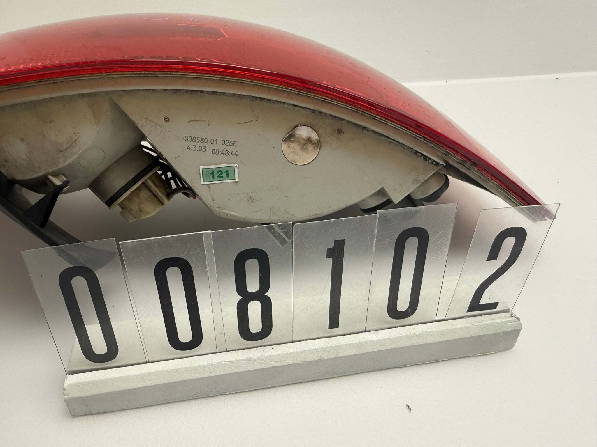 008580 01 0268; 008 1(2) 02; 121 Original Audi A4 Schlussleuchte Rücklechte links