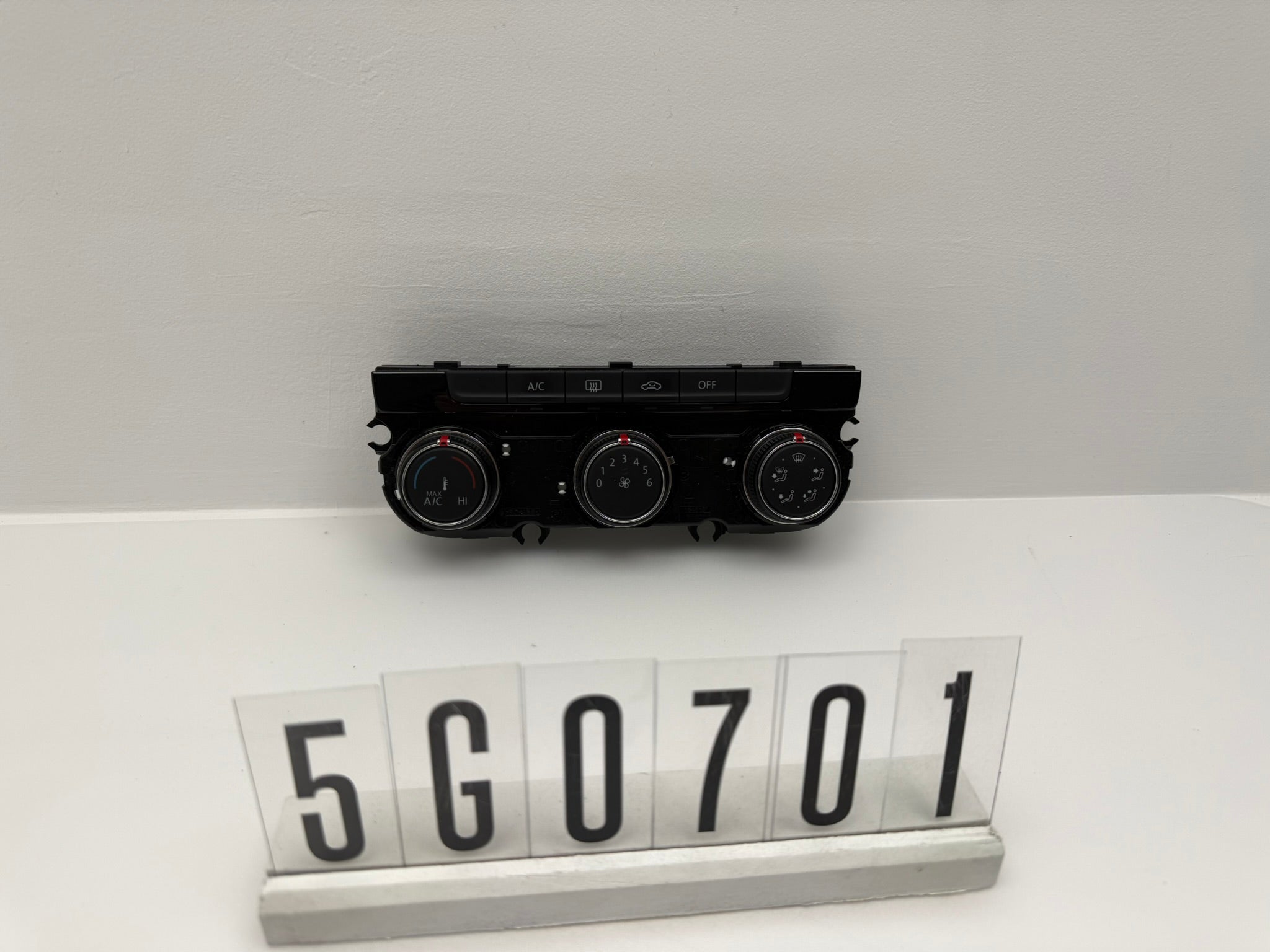 5G0907426AQ; 5G0 7 01; 178 VW PASSAT2019 ; Golf 7 Klimasteuerung