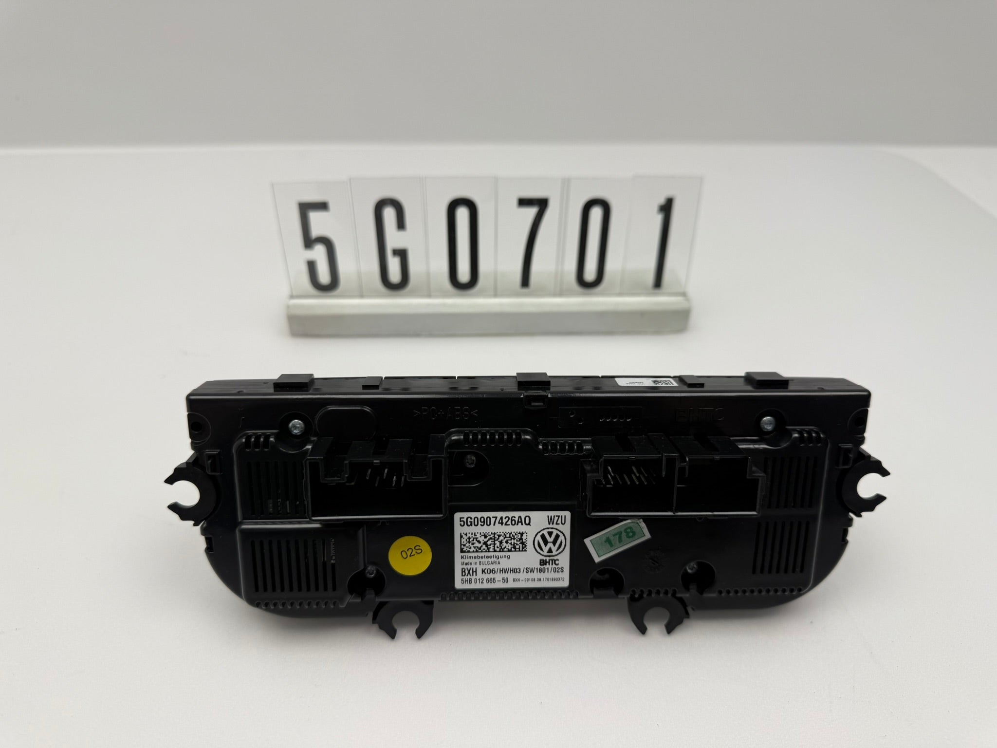 5G0907426AQ; 5G0 7 01; 178 VW PASSAT2019 ; Golf 7 Klimasteuerung