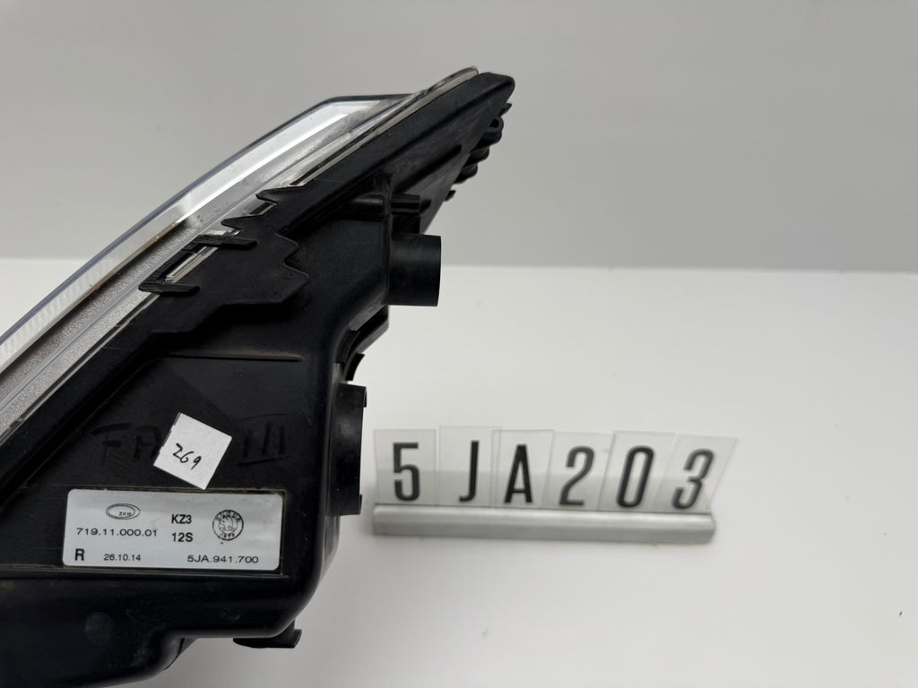 5JA.941.700; 5JA 2 03; 269 Skoda Rapid NH Nebelscheinwerfer rechts