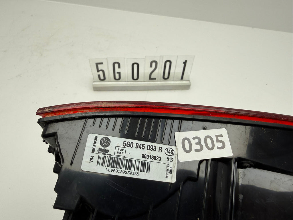 5G0 945 093 R; 5G0 2 01; 305 Golf 7 VII 5G Rückleuchte links innen