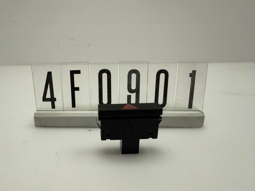 4F0941509, 421, Original Audi A6 Warnblinkschalter