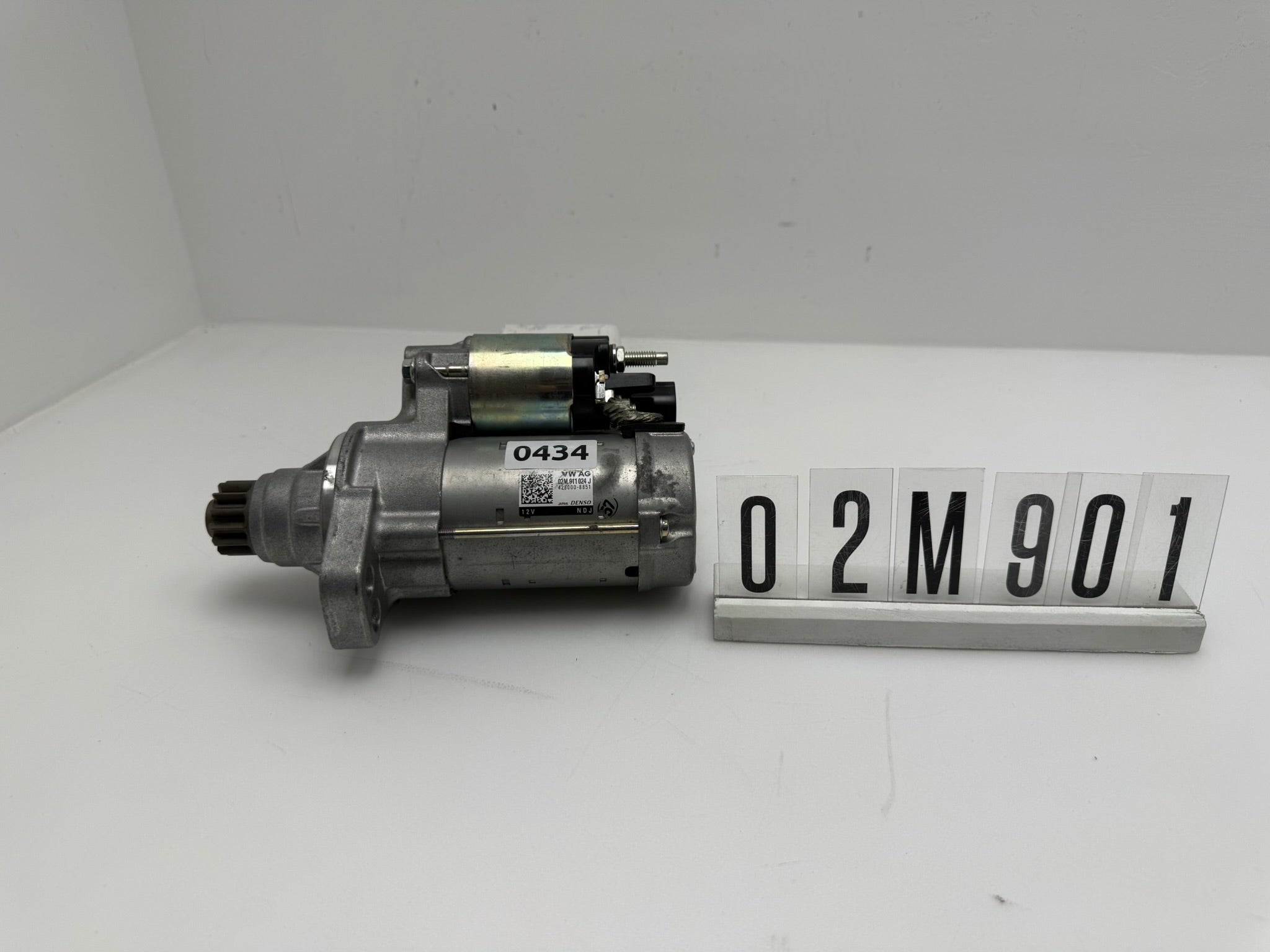 02M911024J, 434, Anlasser AUDI A1 A3 Q3 VW GOLF 7 POLO TIGUAN SEAT SKODA 02M911024J