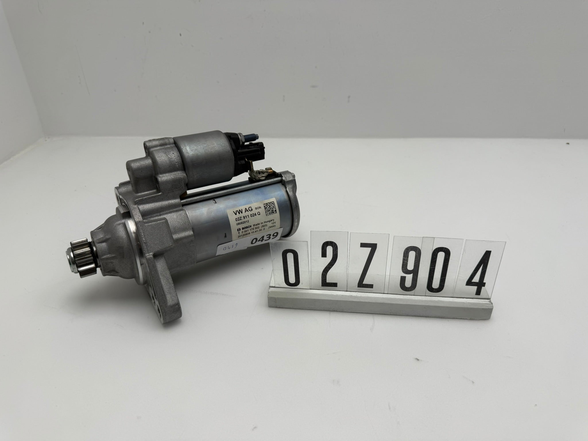 02Z911024Q, 439, Anlasser VW AUDI SEAT SKODA
