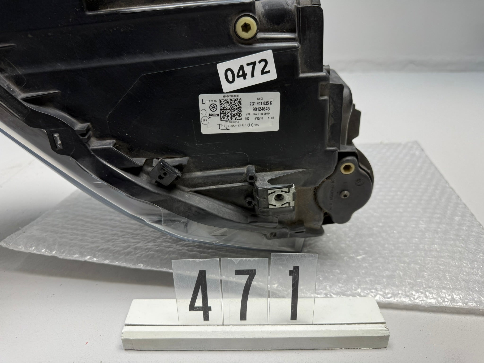 2G1941035C, 472, Original VW Polo 6 GTI LED Scheinwerfer Links