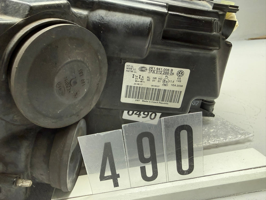 2K1941006B, 490, VW Caddy 2K Scheinwerfer  rechts Halogen
