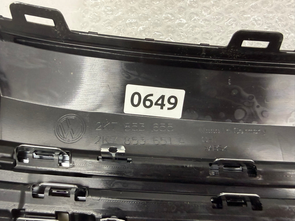 2K7 853 655; 649 VW Caddy Kühlergrill