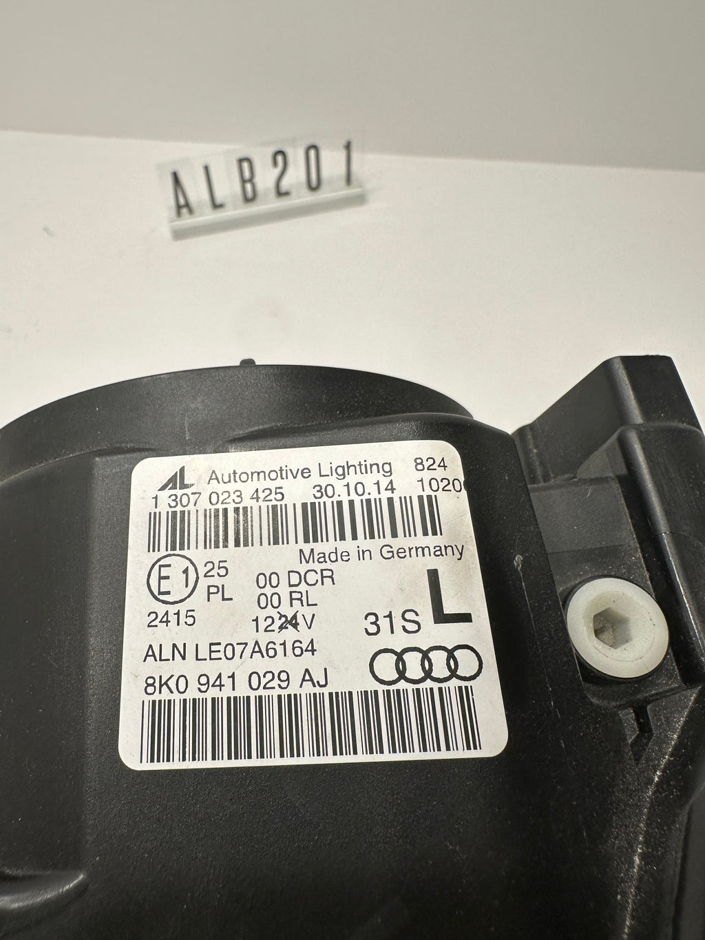 8K0 941 029 AJ; ALB 2 01; 25 Audi A4 8K Scheinwerfer links Bi-Xenon LED