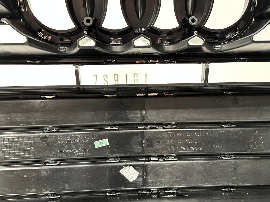 4G0 853 651 AG USA ; ZSB 1 01-02; 57-58 Original Kühlergrill Frontgrill schwarz-glänzend Audi A6 C7/ T94