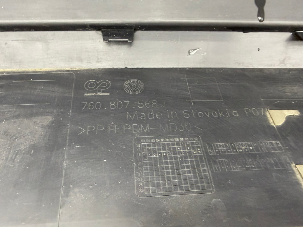 1140, 760807421A, Stoßstange Hinten VW Touareg III R-Line CR 2018 Original 760807421A