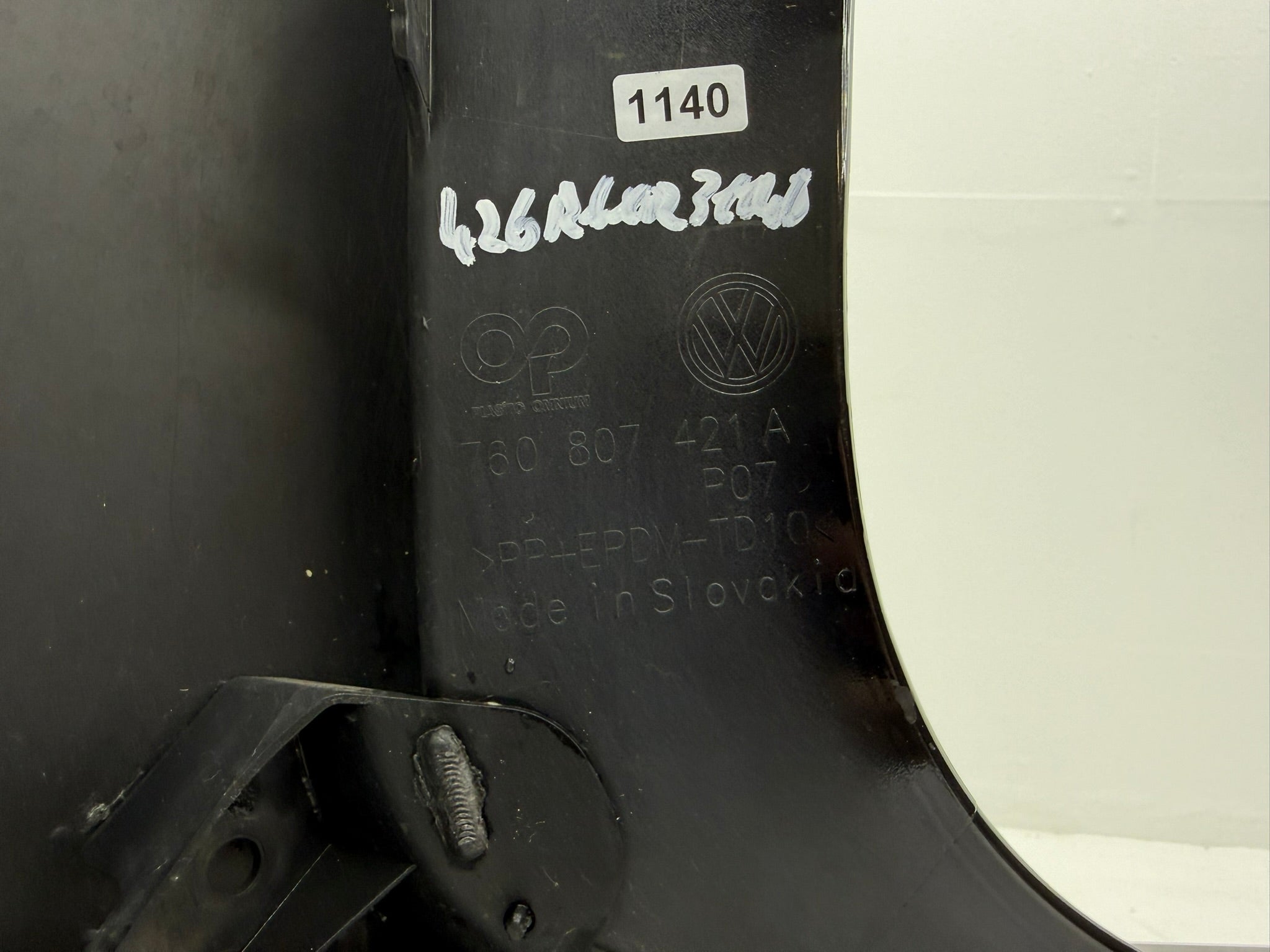 1140, 760807421A, Stoßstange Hinten VW Touareg III R-Line CR 2018 Original 760807421A