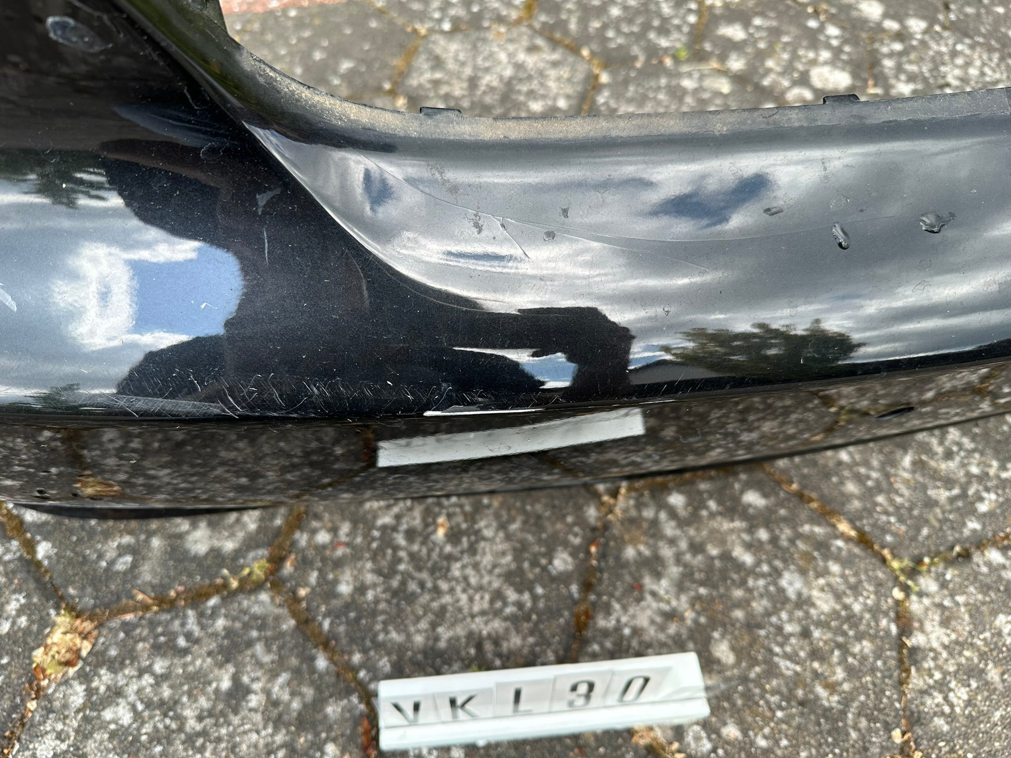 VKL.H.E92/e93 LCI; VKL 3 01; 71  B-sapphire,ft; BMW 3er E92 E93 Stoßstange hinten PDC schwarz Saphir metallic - 475